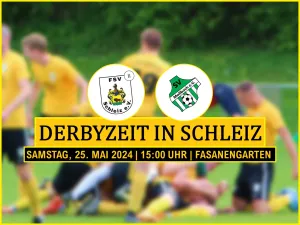 Schwarz-Gelb gegen Grün-Weiß: Derbyzeit am Fasanengarten