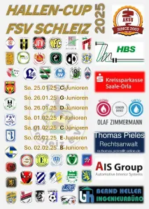 Der Hallen-Cup des FSV Schleiz steht vor der Tür