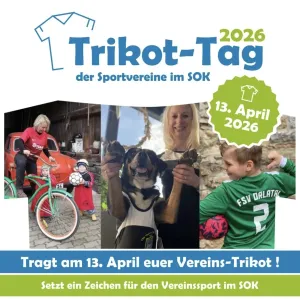 Macht mit beim Trikottag der Sportvereine im SOK