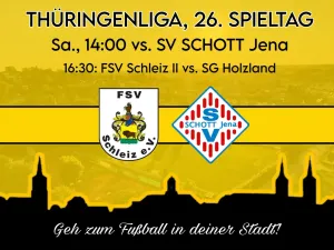 Erste geht mit Spiel gegen Tabellenführer SCHOTT Jena in den Saisonendspurt