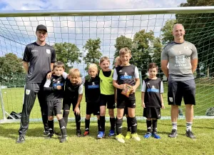 FSV Schleiz F-Junioren Team Gelb beim Turnier in Ranis bärenstark